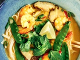Soupe Thaï express aux crevettes