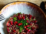 Tartare de thon rouge à la grenade