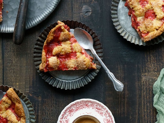 Recettes De Framboises Et Rhubarbe