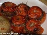 Petits farcis provençaux: Les farcis de tomates