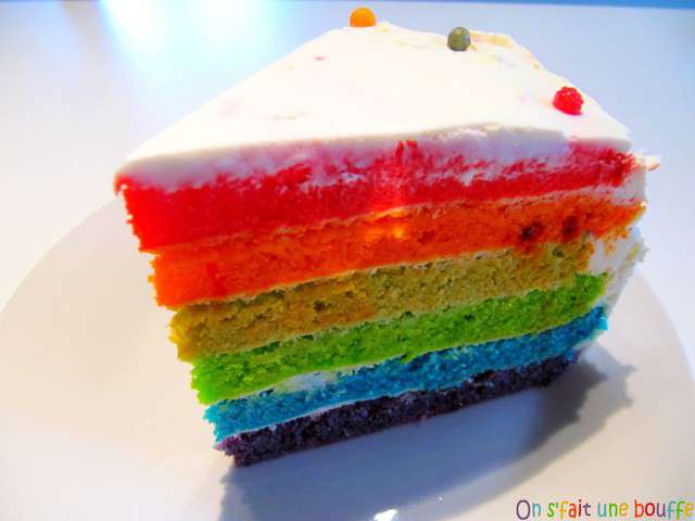 Recettes De Rainbow Cake De On S'fait Une Bouffe