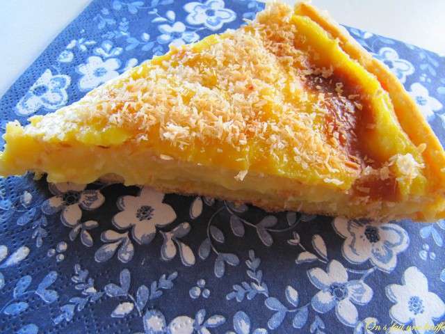 Recettes De Tarte Au Flan Et Noix De Coco