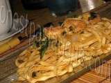 Crevettes pimentées aux nouilles de riz (Wok)