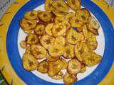 Chips de banane plantain épicés