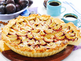 Tarte aux prunes à la pâte brisée