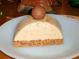 Bûche cheesecake à la Pralinoise et au pralin