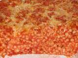 Gratin aux Tendres Perles à la sauce tomate