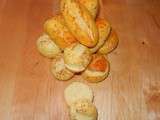Minis mauricettes (petit pain alsacien)