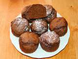 Muffins chocolat banane (sans mg ajoutée)