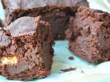 Brownies chocolat noix aux haricots azuki sans gluten - 2 versions