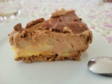 Entremet chocolat praliné poires