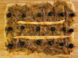 Pissaladière aubergine oignons