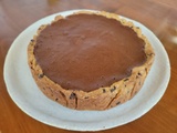 Tarte cookie mousse au chocolat