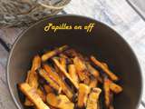 Frites de patates douces au four