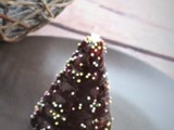Mini entremets sapins de Noël, au chocolat caramel, au thermomix ou sans