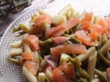 Salade de pâtes au saumon et aux haricots verts– ig bas