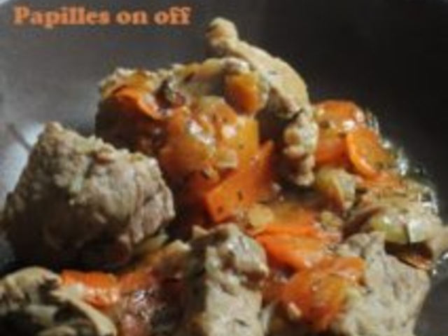Recettes de Sauté de veau aux carottes