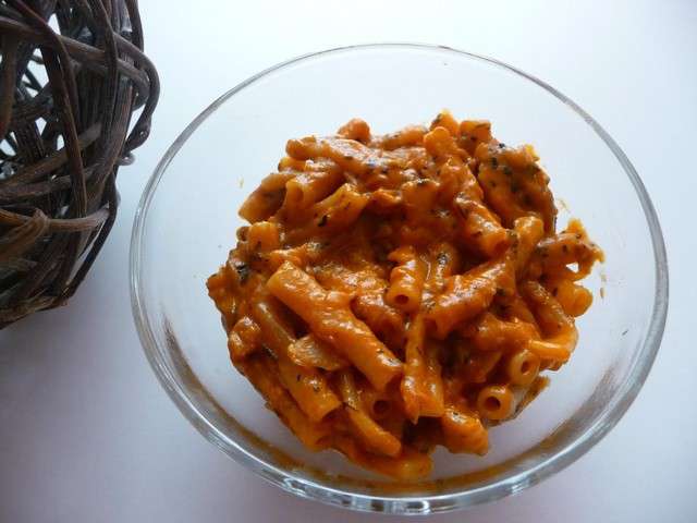 Macaroni sauce crémeuse au persil - Ma Cuisine Santé