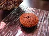 Muffins chocolat, noisettes, orange confite au thermomix ou sans