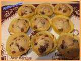 Muffins abricots et raisins secs et aux éclats de Pralinoise