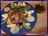 Salade composée - 2 - ( Surimi, Anchois)