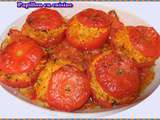 Tomates farçies façon riz paëlla