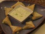 Spanakopita et tzatziki