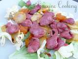 Salades de gésiers aux abricots
