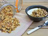 Granola au sirop d’érable