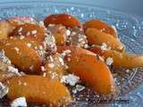 Abricots croquants au basilic à la plancha