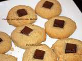 Cookies aux cacahuètes et chocolat Sans gluten, sans lactose