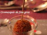 Cromesquis de foie gras