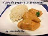 Curry de poulet à la thaïlandaise