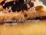 Gâteau choco-orange passion