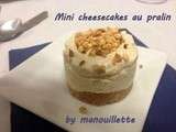 Mini cheesecakes pralin