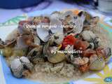 Quinoa vongole - chorizo