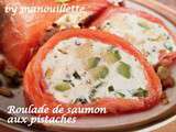 Roulade de saumon aux pistaches