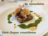 Saint-Jacques croustillantes
