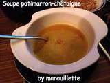 Soupe potimarron-châtaigne
