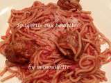 Spaghetti aux boulettes
