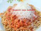 Spaghetti sauce homardine