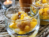 Tartare de daurade à la mangue, huile vanillée
