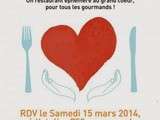 Resto  Coeur de Femme , restaurant éphémère le samedi 15 Mars 2014