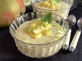 Crème à la mangue et à la banane