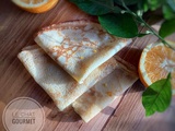 Crêpes aromatisées à l’orange