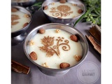 Mhalbi - Crème au riz, eau de fleur d’oranger et cannelle