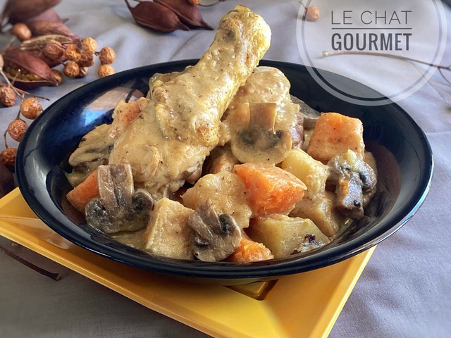 Recettes de Poulet aux légumes de Le Chat Gourmet