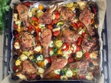 Poulet rôti à la grecque
