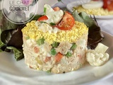 Salade russe au chou fleur et au thon