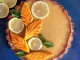 Tarte à la mangue et au citron